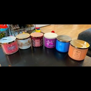 Bath and body works candle bundle